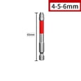 thumbnail image 1 of 65mm length Hexagonal Electric Screwdriver Bits Multifunctional Alloy Steel, 1 of 9
