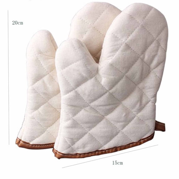 Heat Resistant Kitchen Gloves High Temperature Protection Heavy Duty Professional Grade Silicone Non-Slip Grip Oven Mitts for Baking and Grilling