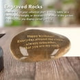 thumbnail image 4 of Happy Birthday Engraved Rocks, Pebbles Comfortable Compact Decorative Happy Birthday Stone  for Home for Women, 4 of 8