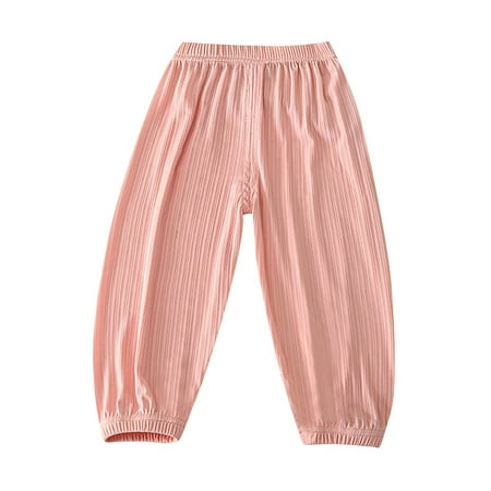 

Boys Uniform Pants Boys High Performance Track Pants: Moisture-Wicking and Breathable with Adjustable Elastic Waistband Cargo Pants(Color:Pink Size:2-3 Years)