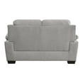 thumbnail image 6 of Lexicon Holleman Textured Fabric 2-Piece Upholstered Sofa Set in Light Gray, 6 of 12