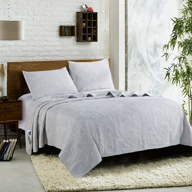 Kasentex Ultra Soft StoneWashed Quilt Set Lightweight Comforters