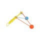 thumbnail image 4 of Bolas de columpio,Swing Balls juego juguete actividades interactivas,Los niños de Swing Balls desarrollan juguetes de habilidades motoras,niño aprendizaje educativo al aire CUTICAT Bolas de columpio, 4 of 8