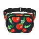 thumbnail image 1 of Fotbe Tomatoes Cangurera Cuadrada con Estampado de Doble Capa, Bolsa de Cintura Ajustable Mini para Hombres y Mujeres, 1 of 9