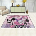 thumbnail image 2 of My Melody And Kuromi Rugs Washable Cover Floor Rug Carpets Bathroom Decorations For Kitchen Bedroom Indoor 36"X24", 2 of 7