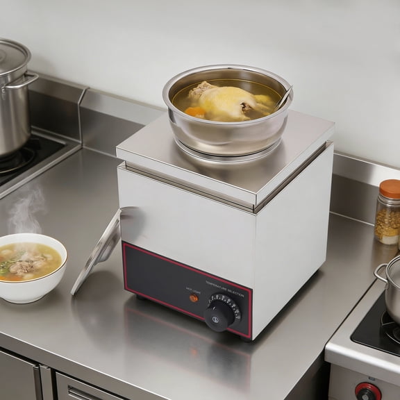 Cheese Dispenser Hot Fudge Heating Tank Caramel Heater Warmer Stainless Steel