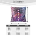 thumbnail image 4 of ZICANCN Meditation Spiritual Decorative Throw Pillow Covers , Couch Sofa Decorative Knit Pillow Covers for Living Room Farmhouse 26"x26", 4 of 8