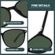 thumbnail image 3 of Gafas de Sol WOWSUN Retro Polarizadas Geométricas para Mujer y Hombre, 3 of 6