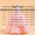 thumbnail image 3 of Pejock Girls Sleeveless Princess Pageant Dress - Puff Cake Skirt with Mesh Bow, Fashion Show Costume for Ages 7-14 Size 120-170, 3 of 9