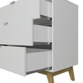 thumbnail image 6 of Kappesberg Hanford 6-Drawer Dresser White/Light Brown: Functionality and Style for Your Space, for Adults and Teens., 6 of 7
