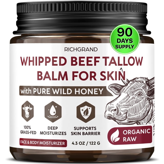 Bálsamo batido de sebo y miel RICHGRAND Beef Tallow 125ml