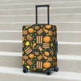 thumbnail image 6 of Naloa Autumn Harvest Pumpkin Basket Elastic Suitcase Protector, Travel Suitcase Protector Cover Fits 18-32in Suitcase(No luggage included)-Large, 6 of 7