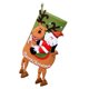 thumbnail image 1 of Inteprter Calcetín navideño para montar, regalos de Navidad para niños, bolsa de aperitivos de frutas, exquisito soporte de regalo de Papá Noel, Kits de decoración para fiestas Papá Noel Inteprter HA069966-01, 1 of 6