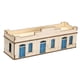 thumbnail image 5 of Kits de modelos de arquitectura a escala 1:72, rompecabezas 3D, modelo de casa de madera para escena única Departamento, 5 of 9