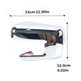 thumbnail image 2 of Mirror COVERS OVERLAYS W/Turn Signal Hole CHROME For 2021-2026 Ford F150, 2 of 5
