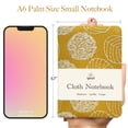 thumbnail image 3 of ipoul A6 Notebook, Pocket Journal, Small, Lay Flat, Hardcover, 4x6, Lined & Sketchbook, Cute, Writing Journal for Women, Yellow, 3 of 8