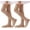 Nude,2 Pack, variant on Ballet Tights for Girls 90D Footed Dance Tights Toddler Ultra Soft School Stockings Kids Leggings 3T-14 Years Old