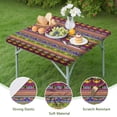 thumbnail image 4 of Fitted Floral Square Table Cover 36x36 Inch with Elastic Edging, Bohemian Style for Card Tables and Patio Use, 4 of 6