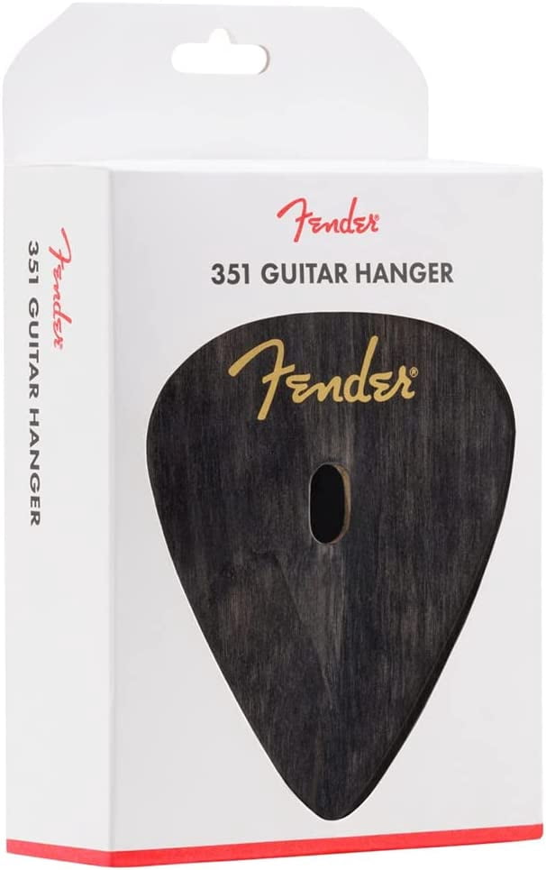 Genuine Fender 351 Guitar Wall Hanger with Wooden Base in Black #0991803023