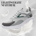 thumbnail image 2 of Sosenfer Women's Casual Lightweight Breathable Mesh Tennis and Walking Sneakers Gray, 2 of 5
