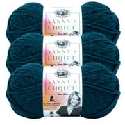 Lion Brand Yarn Vanna's Choice Orion Blue Basic Medium Acrylic Blue Yarn 3 Pack