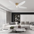 thumbnail image 6 of Wozzio 52-Inch Ceiling Fan with Integrated LED Light and Remote Control, 6 of 9