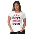thumbnail image 4 of Cute Mothers Day Best Mom Ever Mommy Womens Slim Fit Graphic Tee Brisco Brands S, 4 of 5