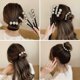 thumbnail image 5 of Lazy Flower Hairpin Meatball Head Dispositivo Para El Cabello Vintage Pearl Flower Hair Headpiece Sweethay CE008219-05, 5 of 6
