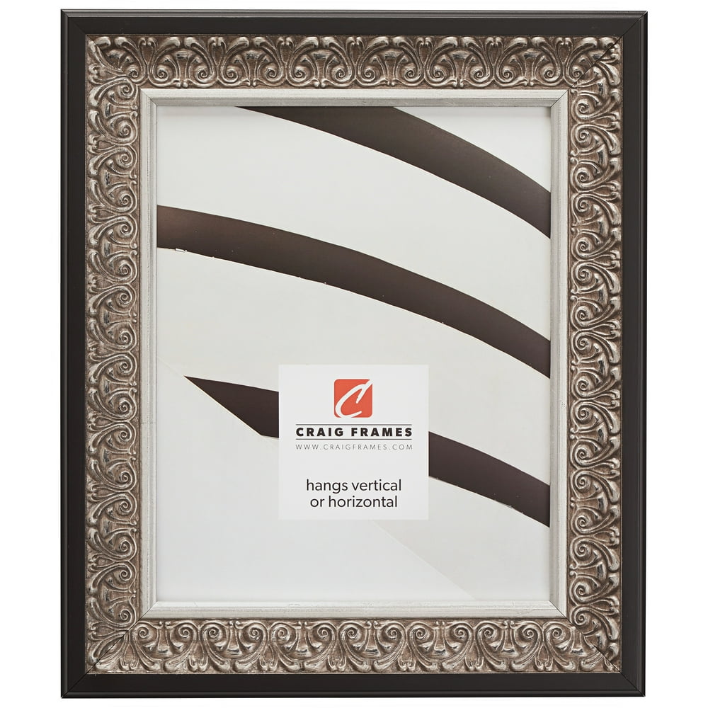 Craig Frames Furio, 16x24 inch Picture Frame, Silver