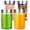 10 Oz--4 Pack, variant on 6 Oz--4 Pack Borosilicate Glass Food Storage Jars with Lids for Juicing and Smoothies