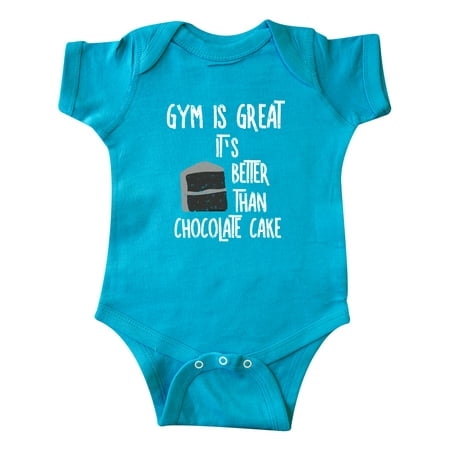 

Inktastic Gym Is Great White Text Gift Baby Boy or Baby Girl Bodysuit