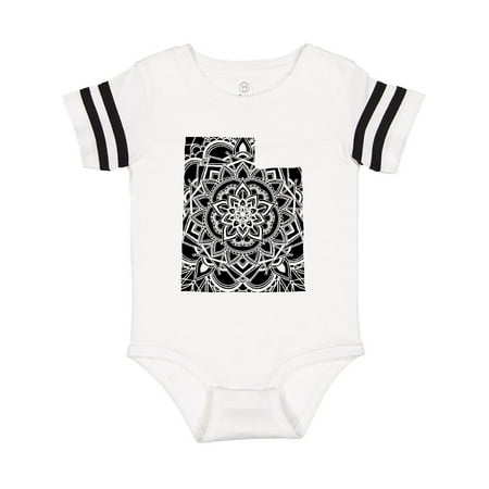 

Inktastic Utah Silhouette Mandala Gift Baby Boy or Baby Girl Bodysuit