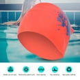 thumbnail image 4 of Gorro De Natación De Pelo Largo De Silicona Resistente Al Desgarro, Gorro Ligero, 7,5 Pulgadas Para Piscina, Natación, Buceo, 4 of 7