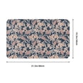 thumbnail image 5 of Paisley Pattern No.90129 Front Door Mat, Indoor Mats for Bedroom Bathroom Kitchen, Floor Mat Non-Slip, Soft Carpet Floor Cover Machine Washable Entryway Mat - 20x31.5in, 5 of 5