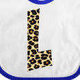 thumbnail image 4 of Inktastic Leopard Print Letter L Boys or Girls Baby Bib, 4 of 4