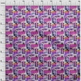 thumbnail image 4 of oneOone Polyester Spandex Fuschia Pink Fabric California Ocean Ride Sewing Craft Projects Fabric Prints By Yard 56 Inch Wide, 4 of 4