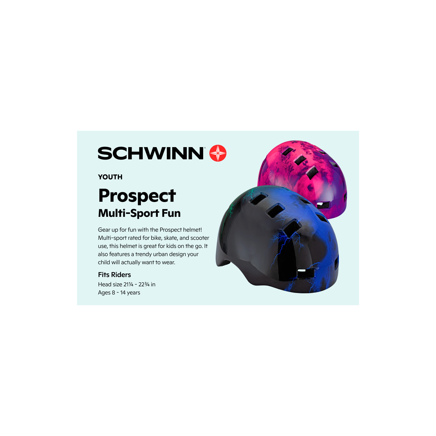 Schwinn Prospect Bike Helmet Kids Ages 8+ photo 4