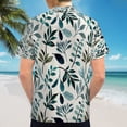 thumbnail image 6 of High Quality Hawaiian Shirts for Men Short Sleeve Aloha Beach Shirt Floral Summer Casual Button Down Shirts Blouses YTELXL, 6 of 7