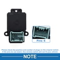 thumbnail image 4 of Interruptor de ventana eléctrica Unique Bargains No.35770SDAA21 Interruptor de control de ventana del lado trasero del pasajero para Honda Accord Odyssey Negro, 4 of 7