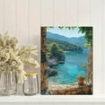 thumbnail image 2 of Mediterranean Coastal View Canvas Print/Wall Art， Perfect for Living Room， Bedroom， Bathroom， Kitchen， and Office Decor, 2 of 8