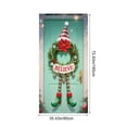 thumbnail image 3 of Wooowa 72.8x35.4Inch Christmas 3D Visual Santa Door Covers, Festive Door Curtain Decor, Holiday Party Ambiance Backdrops, 3 of 8