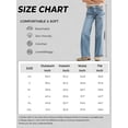 thumbnail image 4 of EMMIOL Women's Mid-Rise Stretchy Baggy Jeans Trendy Y2K Straight Leg Boyfriend Jeans Loose Fit Wide Leg Casual Denim Trousers, 4 of 6