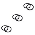 thumbnail image 3 of Vogacara Leggings Cuerda Caucho Material de poliéster Bandas para botas con ganchos de metal Negro Type1 NO1 Vogacara CBP214307, 3 of 6