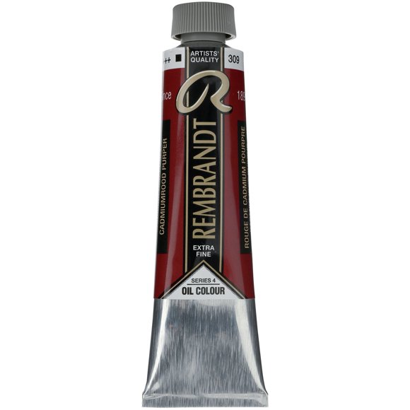 Rembrandt Oil Colour Paint 40ml Series 4-Cadmium Red Purple-ROCP40S4-309