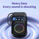 thumbnail image 4 of Xihbxyly Artículos En Liquidación para Mujeres Mini Altavoz Portátil Inalámbrico Bluetooth 5.3 con Inserción de Tarjeta, Radio, Altavoz de Gran Tamaño, Subwoofer, Altavoz de Escritorio Inalámbrico, 4 of 6