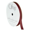 Offray Ribbon, Bordeaux Red 3/8 inch Grosgrain Polyester Ribbon, 18 feet