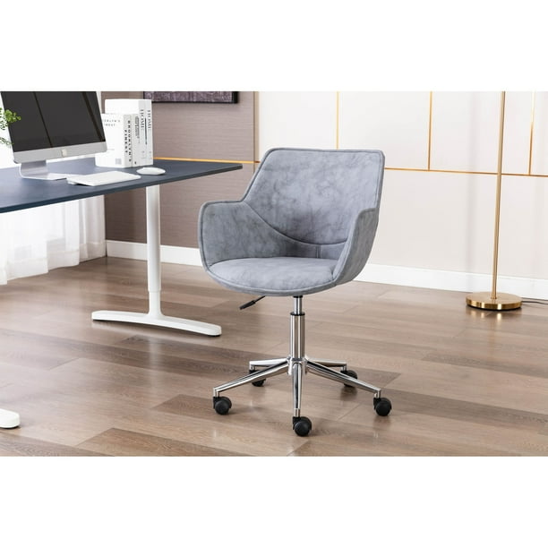 Porthos Home Xen Adjustable Office Chair Microfiber Chrome Base Green Walmart Business Supplies