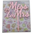 thumbnail image 4 of Miss to Mrs (Ring) - Love Themed Rose Gold Cake Topper for Proposal, Wedding, Bridal Shower or Anniversary Cake (Pack of 2), 4 of 5