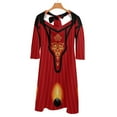 thumbnail image 6 of The Regal Gown Flare Dress Square Neck Dress Elegant Female Fashion Printed Dress, 6 of 9