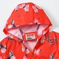 thumbnail image 4 of Hotiary Spring and Autumn Butterfly Pattern Zip Up Casual Coat Toddler Kids Thin and Light Hooded Jacket with Pockets for Girls 1-8 Years, 4 of 10